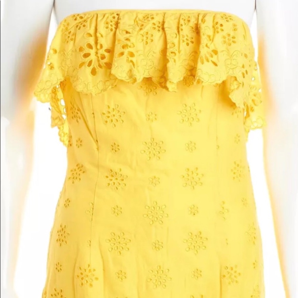 Milly of New York Ruffle Eyelet Dress
